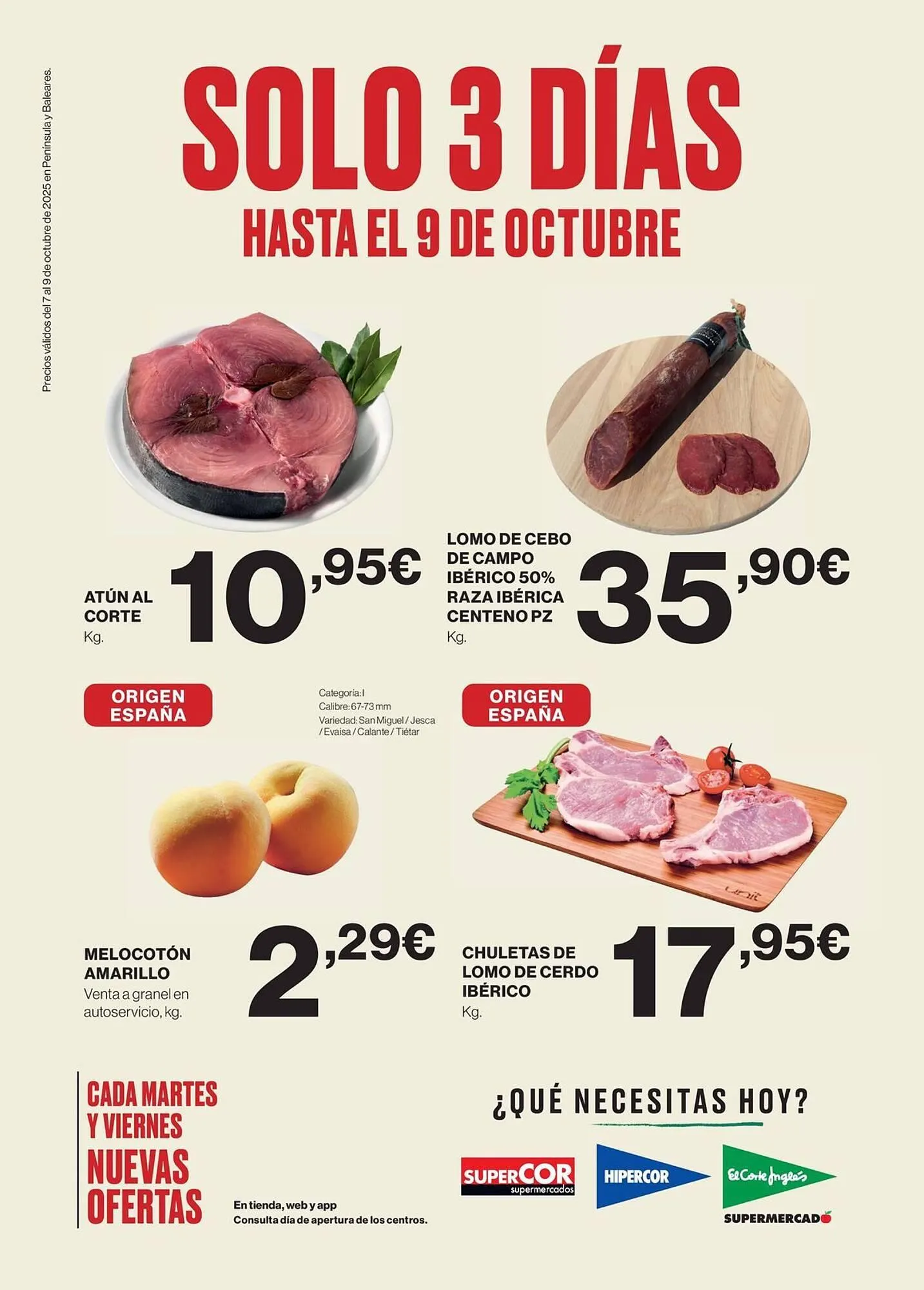 Catálogo de Catálogo Hipercor 7 de octubre al 9 de octubre 2025 - Página 1