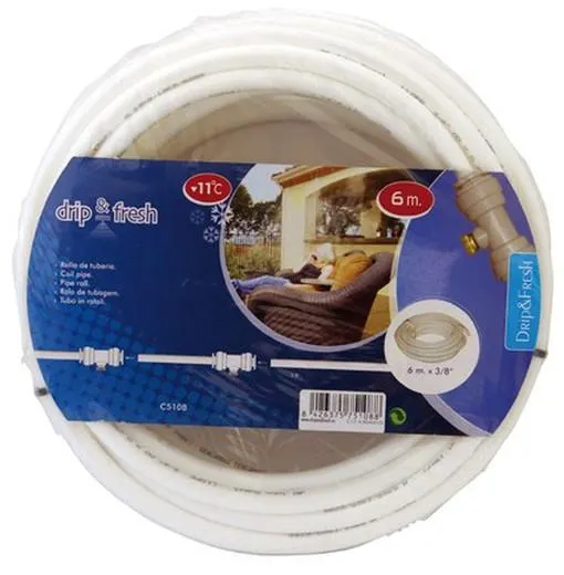 Rollo tubería blanca