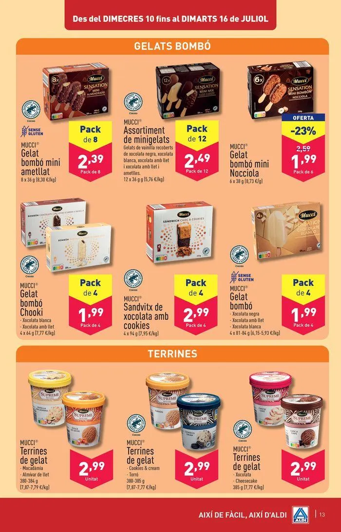 Catálogo de ¡Así de fácil, así de Aldi! 10 de julio al 16 de julio 2024 - Página 13