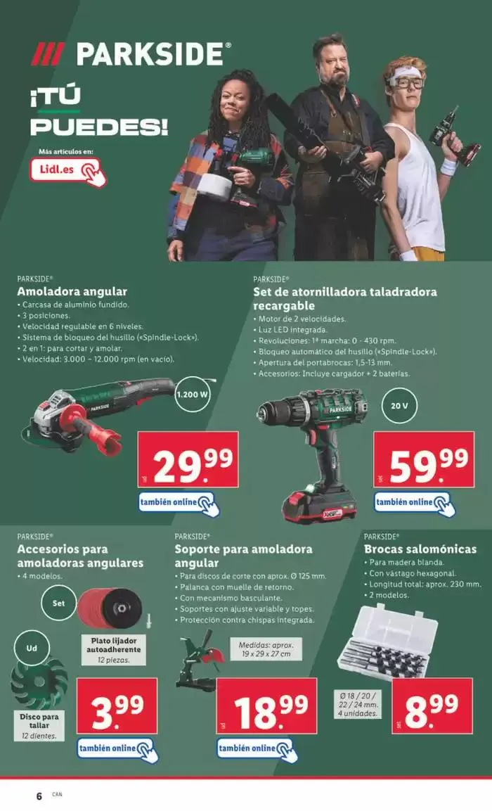 Catálogo de ¡Bazar Lidl! Ofertas válidas del 24/03 al 30/03 24 de marzo al 30 de marzo 2025 - Página 8
