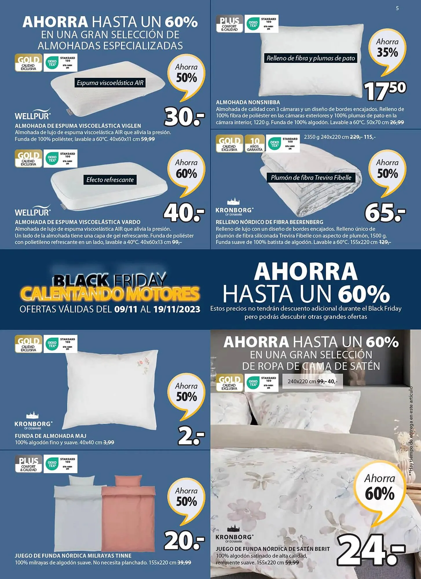 Catálogo de Folleto JYSK 9 de noviembre al 9 de diciembre 2023 - Página 6