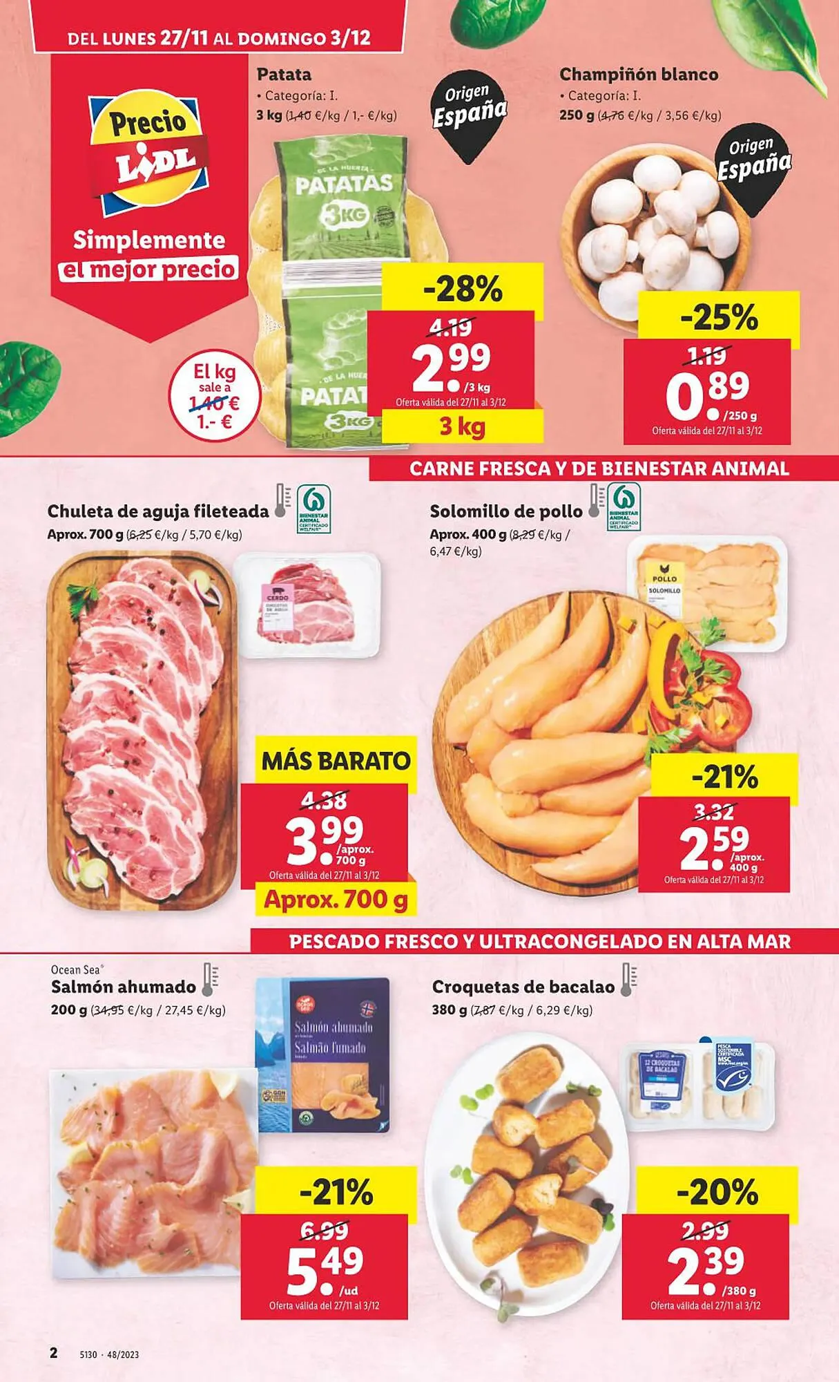 Catálogo de Folleto Lidl 27 de noviembre al 3 de diciembre 2023 - Página 2