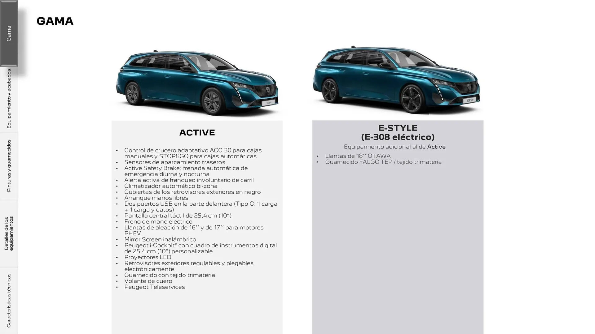 Catálogo de Folleto Peugeot 308 SW Eléctrico 25 de junio al 25 de junio 2025 - Página 2