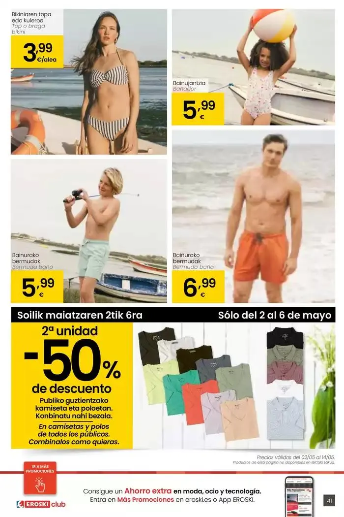 Catálogo de AUKERA OFERTA HIPERMERKATUAK EROSKI 2 de mayo al 13 de mayo 2025 - Página 41