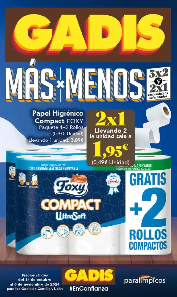 Catálogo de Catálogo Gadis Castilla y Leon 31 de octubre al 6 de noviembre 2024 - Página 1