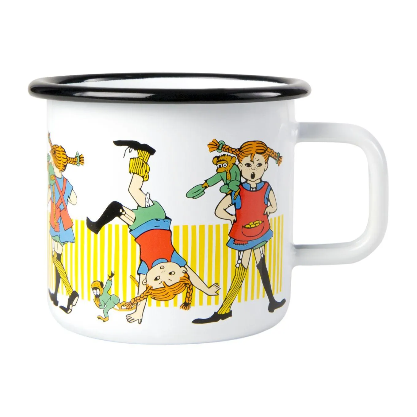 Taza esmaltada Pippi longstocking 3,7 dl