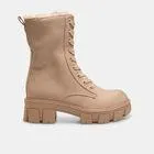 Botas militares de mujer con suela gruesa