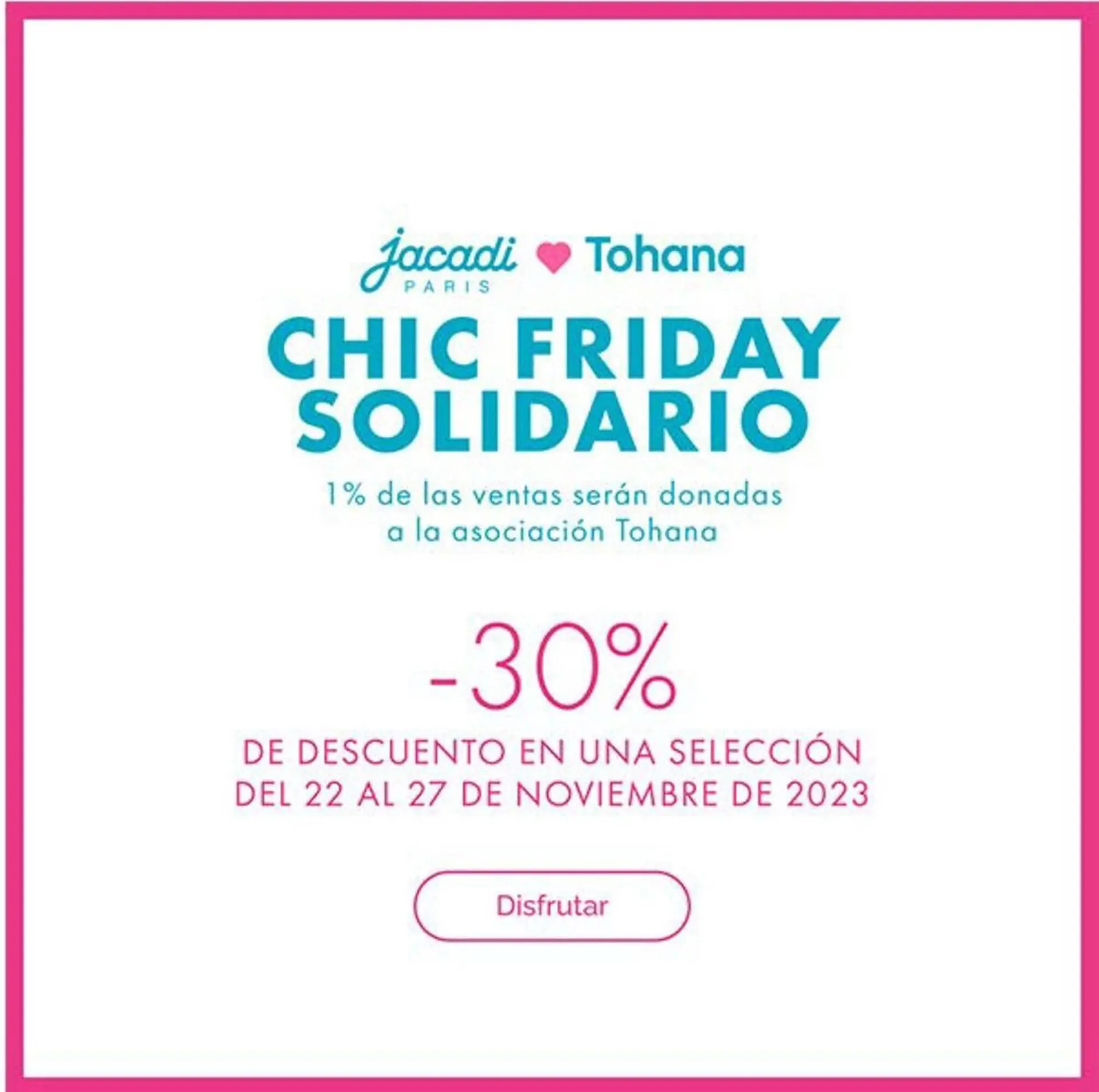 Catálogo de Folleto Jacadi 22 de noviembre al 27 de noviembre 2023 - Página 1