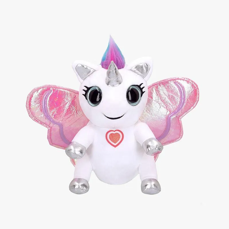 PELUCHE CON LUZ LUCIÉRNAGA UNICORNIO GLOWIES