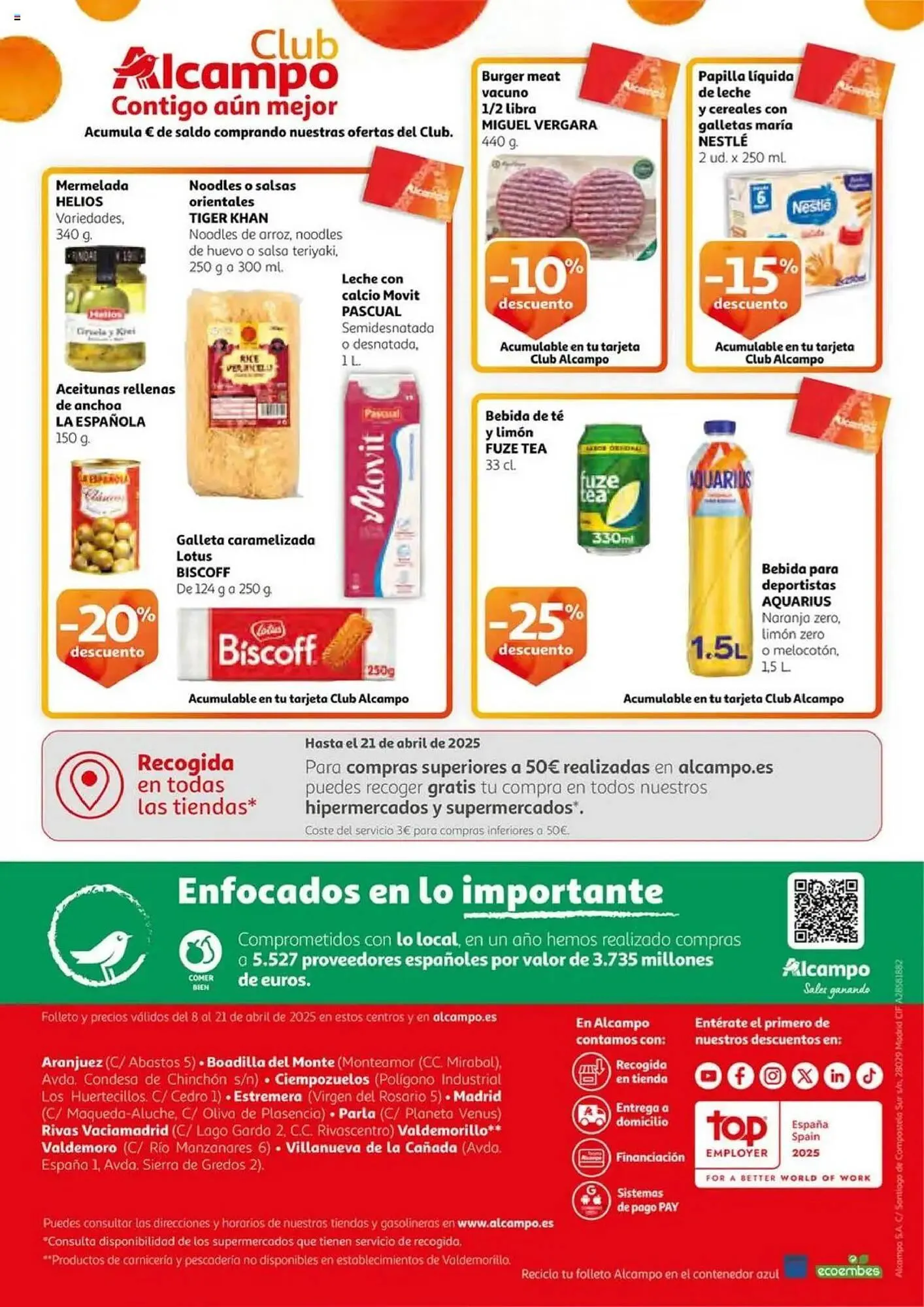 Catálogo de Folleto Alcampo 8 de abril al 21 de abril 2025 - Página 13