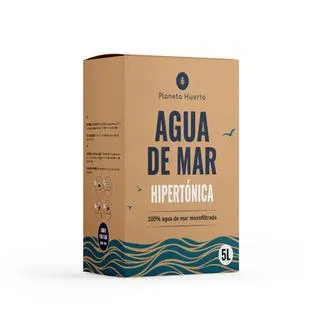 Agua De Mar Hipertónica Planeta Huerto 5 L