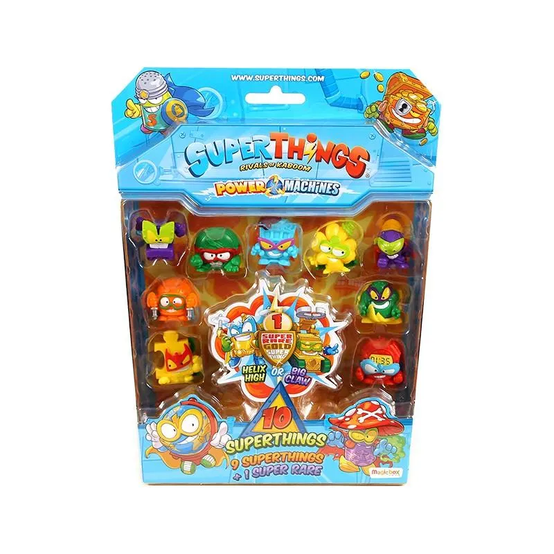 MAGIC BOX SUPERTHINGS POWER MACHINES BLISTER10 FIGURINES 1x6 SURTIDOS