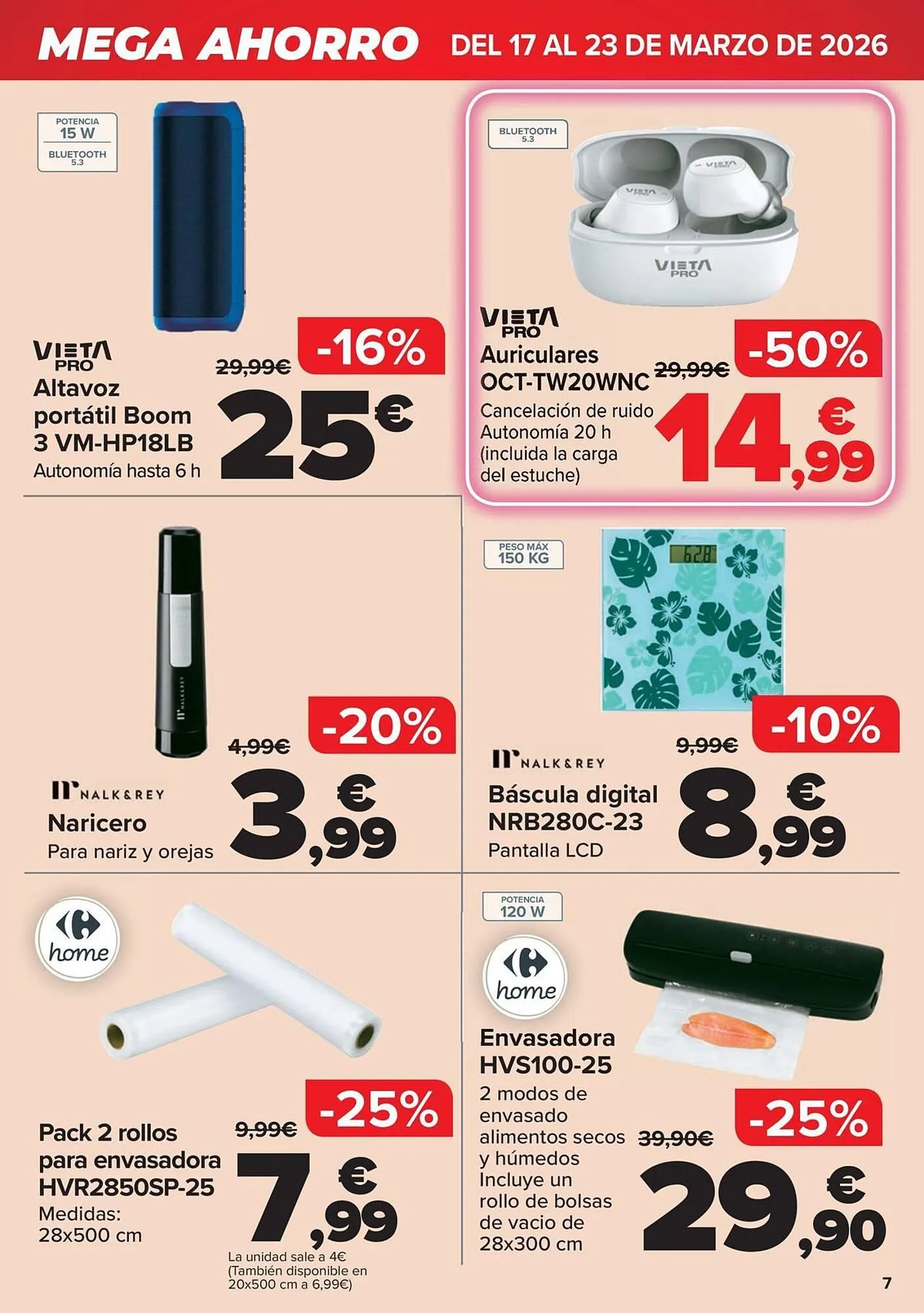Catálogo de Folleto Carrefour 17 de marzo al 23 de marzo 2026 - Página 7