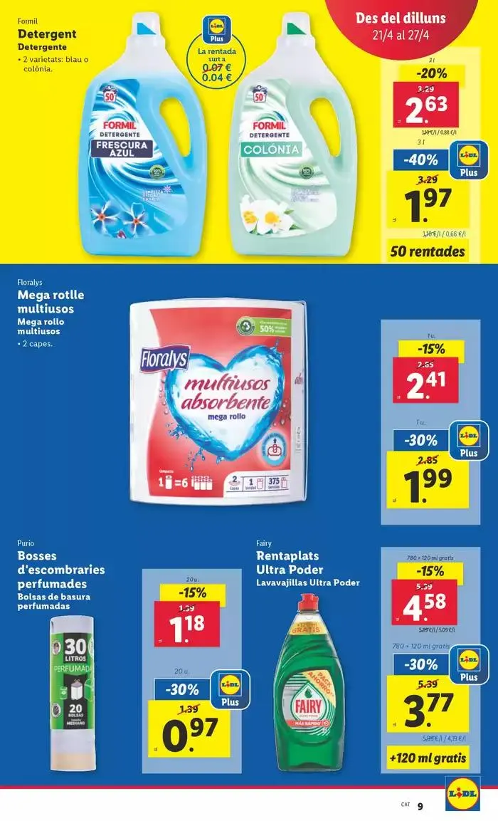 Catálogo de № 1 PRECIO - Ofertas válidas del 21/04 al 27/04 21 de abril al 27 de abril 2025 - Página 9