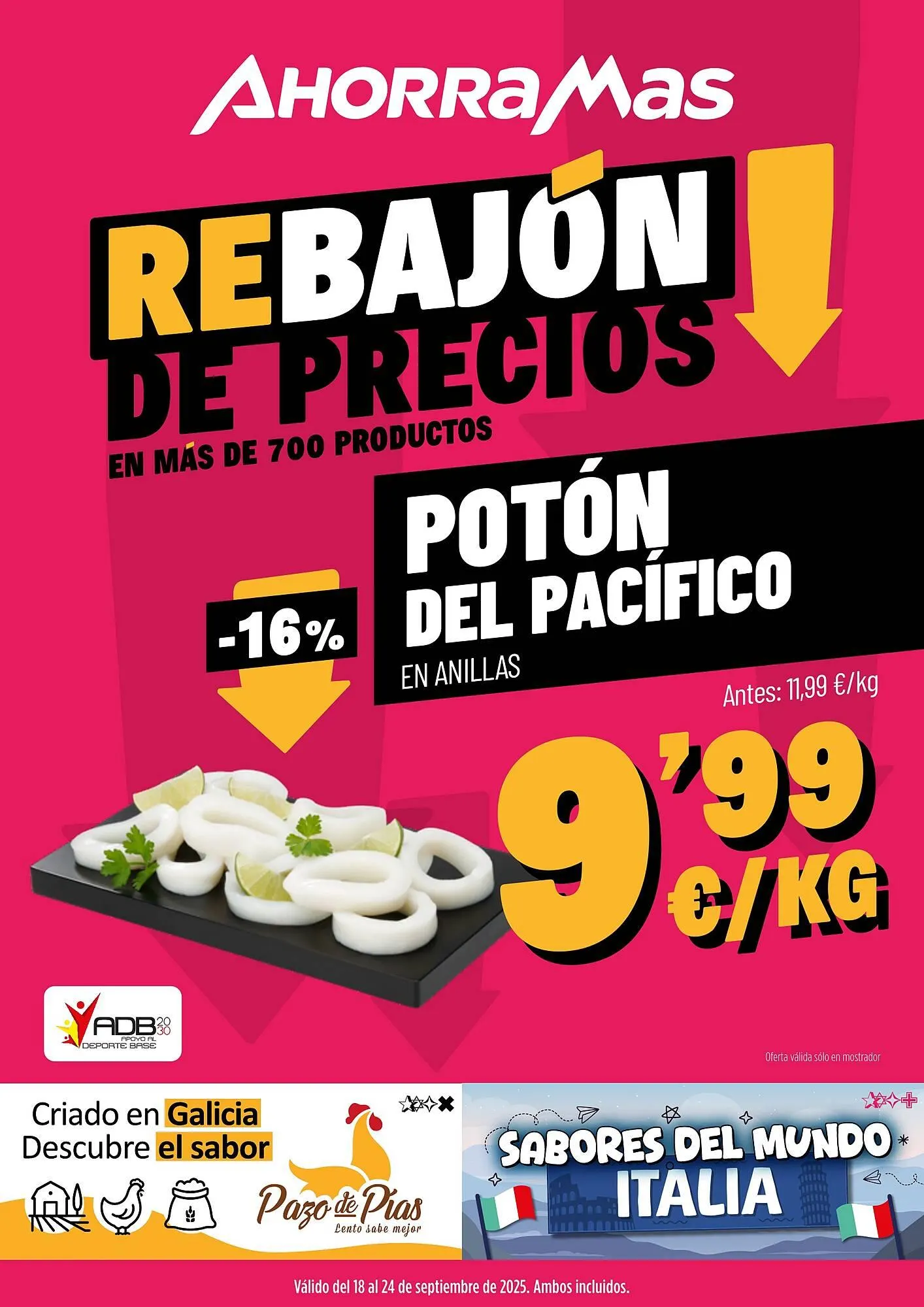 Catálogo de Folleto AhorraMas 18 de septiembre al 24 de septiembre 2025 - Página 1