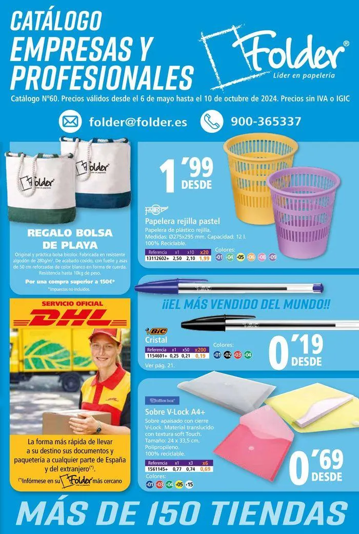 0. Precios válidos desde el 6 de mayo hasta el 10 de octubre de 2024. - 1