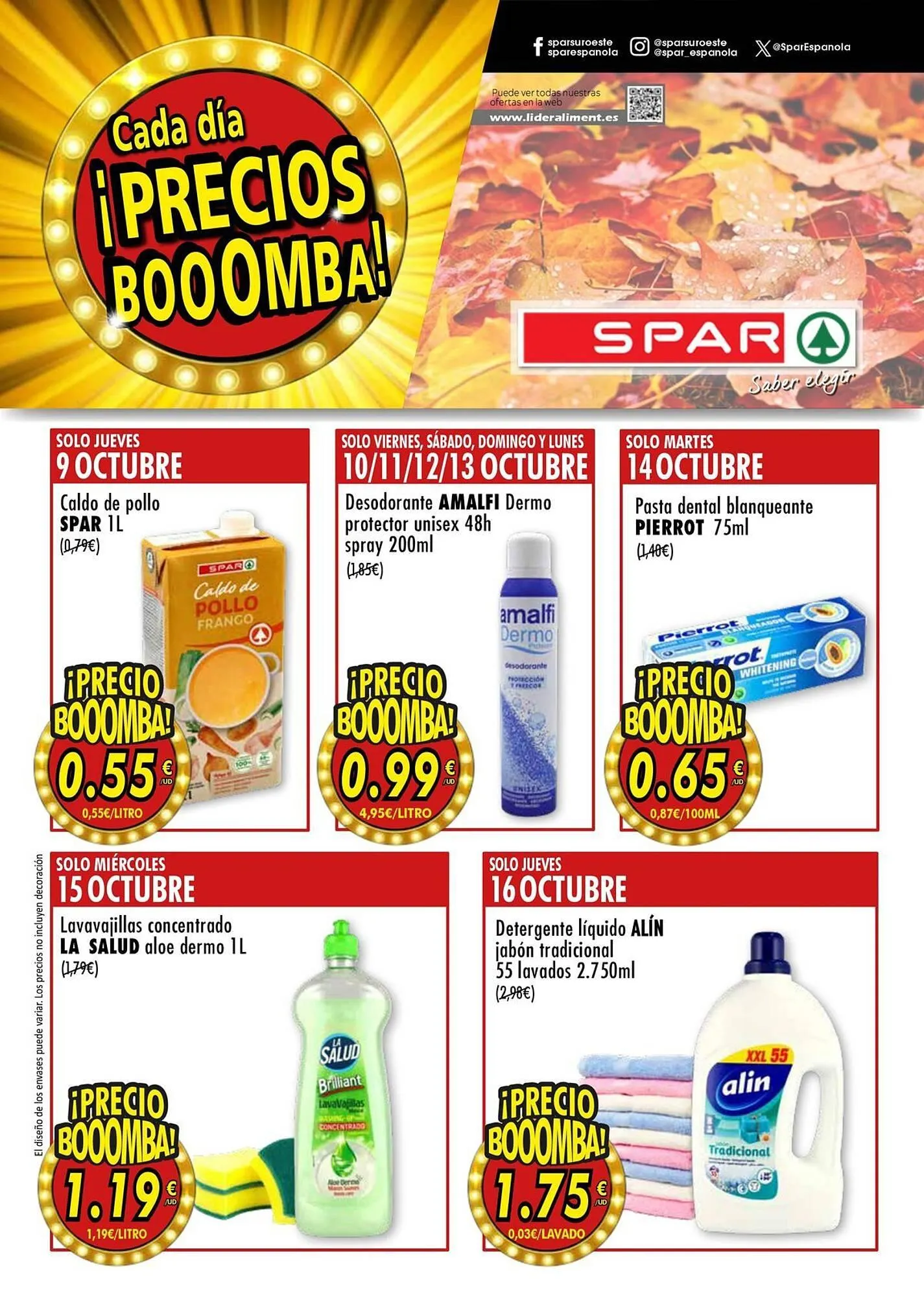 Catálogo de Folleto SPAR 9 de octubre al 16 de octubre 2025 - Página 1