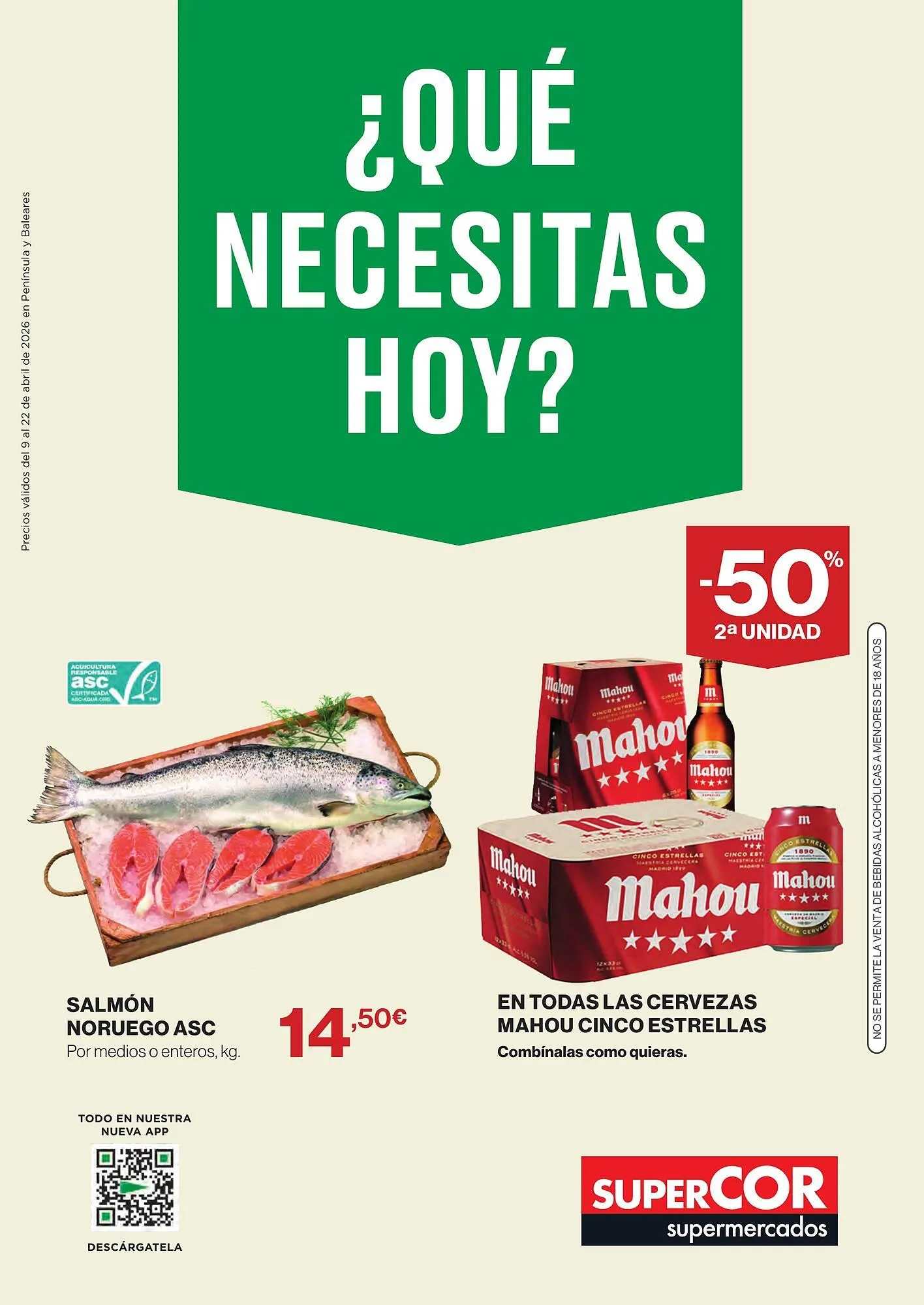 Catálogo de Catálogo Supercor 9 de abril al 22 de abril 2026 - Página 1