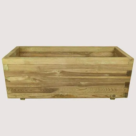 Jardinera madera rectangular 30