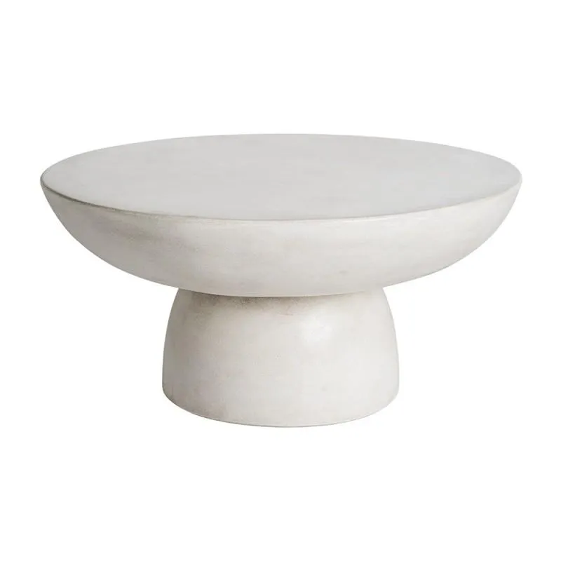 Gray cement coffee table Ø70cm, Cles