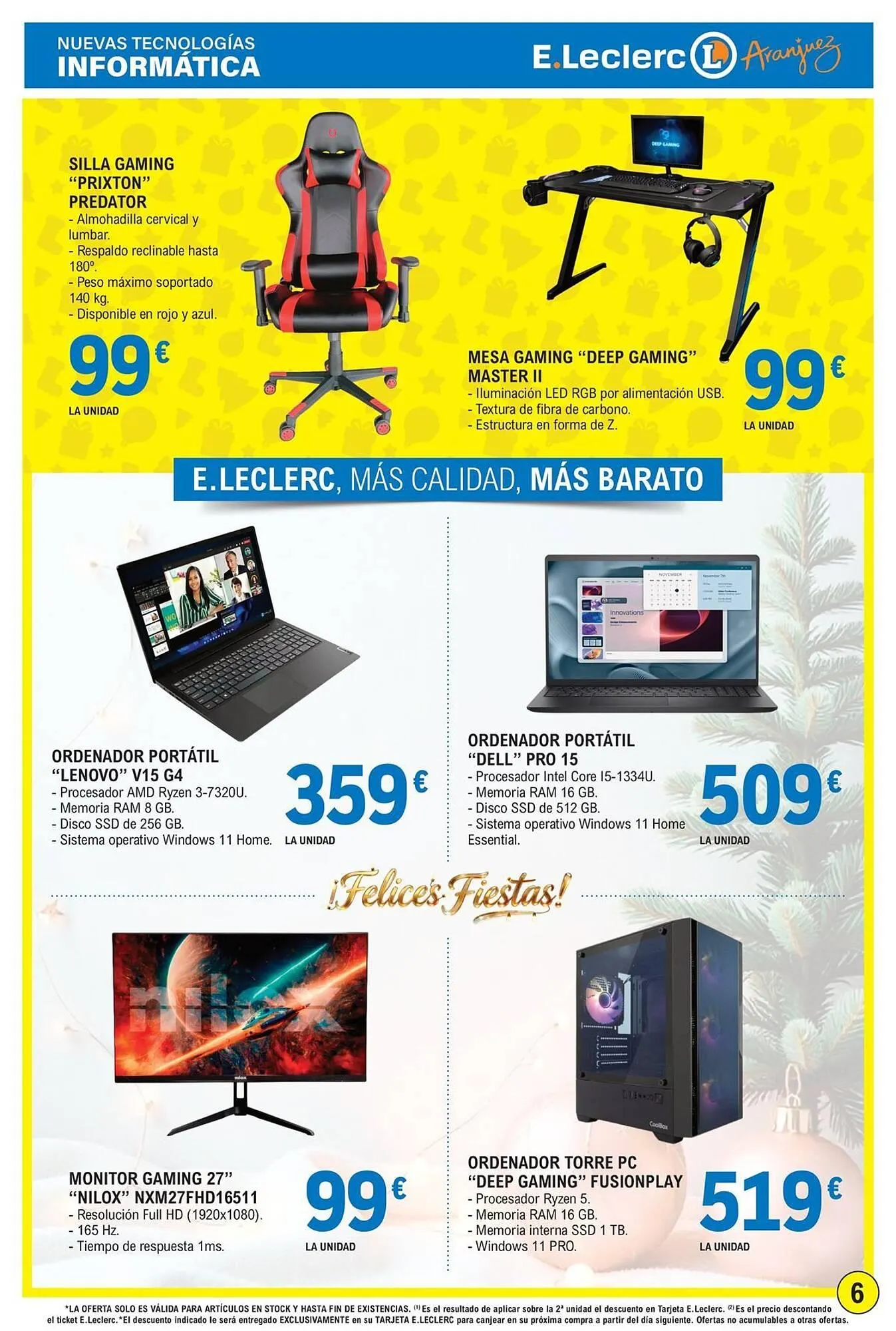 Catálogo de Catálogo E.Leclerc 10 de diciembre al 5 de enero 2026 - Página 6