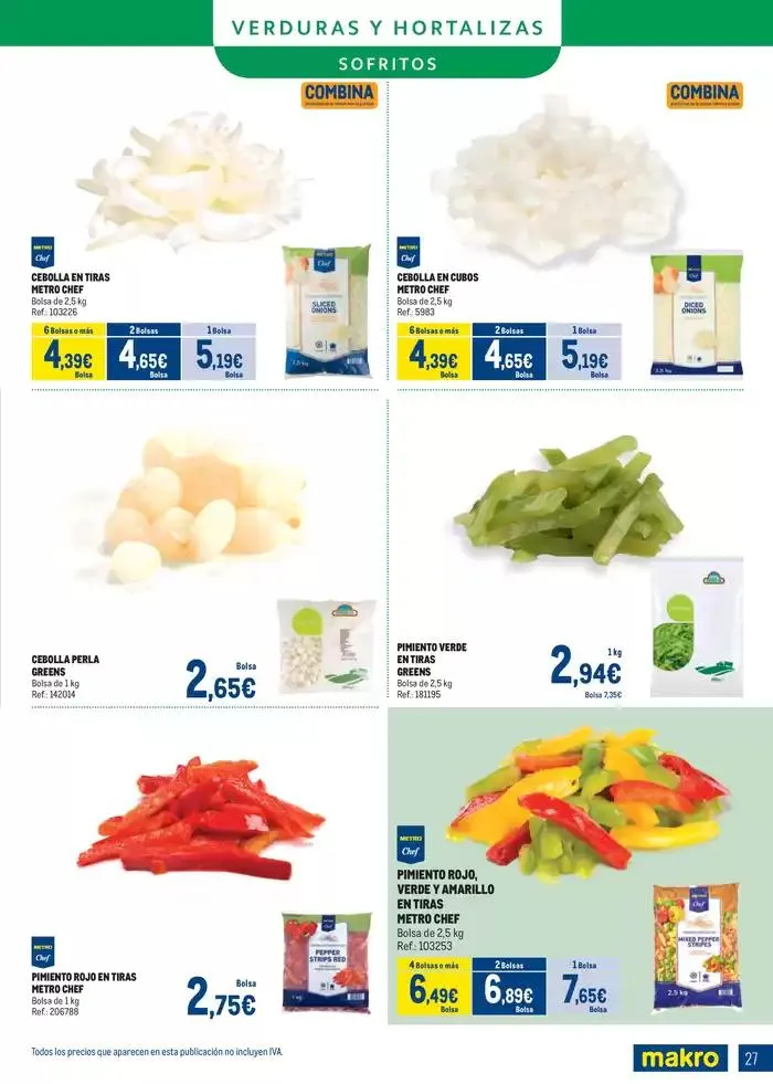 Catálogo de Especial Congelados Centro 5 de mayo al 1 de junio 2025 - Página 27