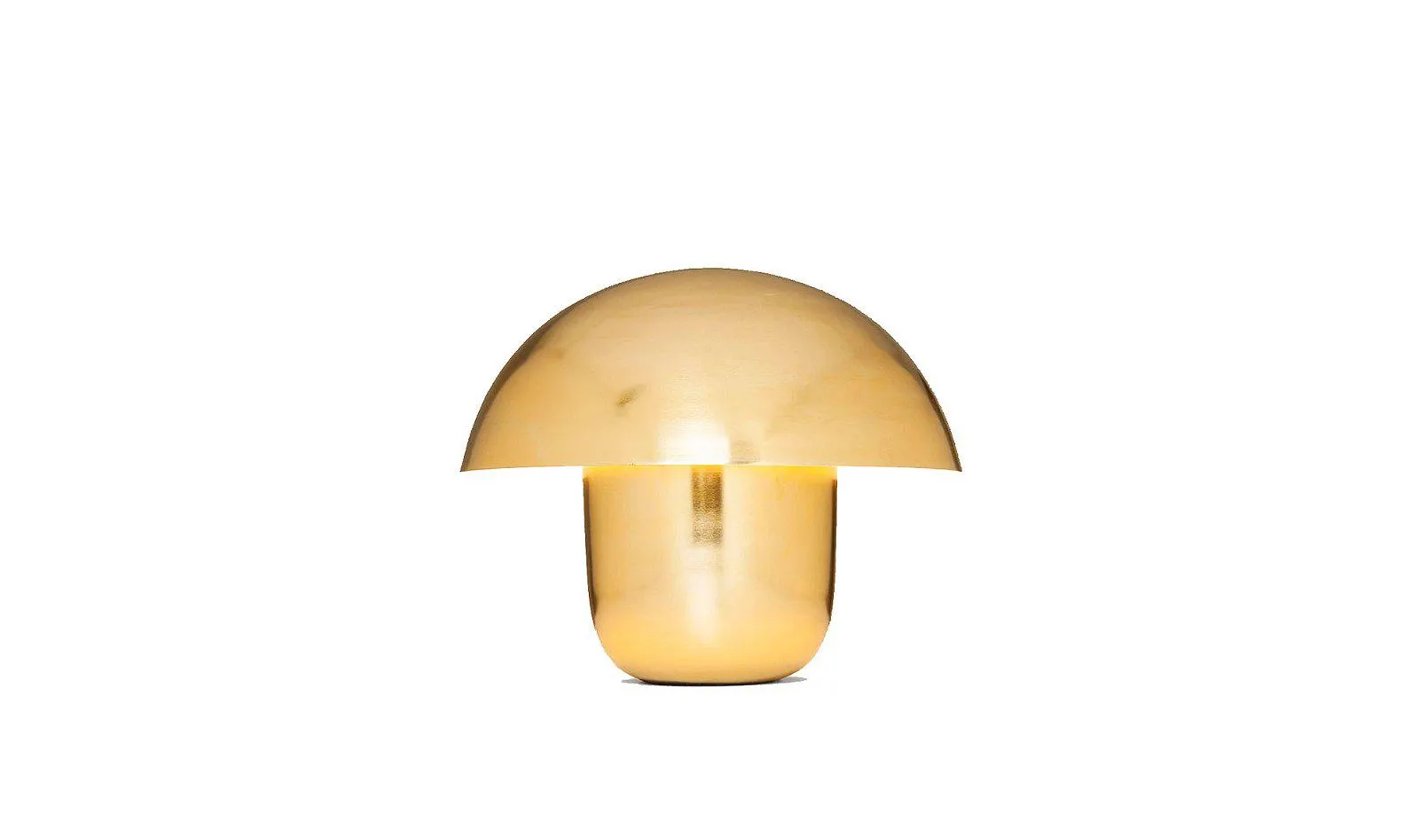 Lámpara de sobremesa Mushroom Brass Kare