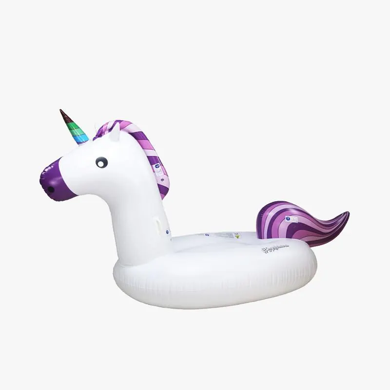 COLCHONETA UNICORNIO VIOLETA 275 x 140 x 120CM