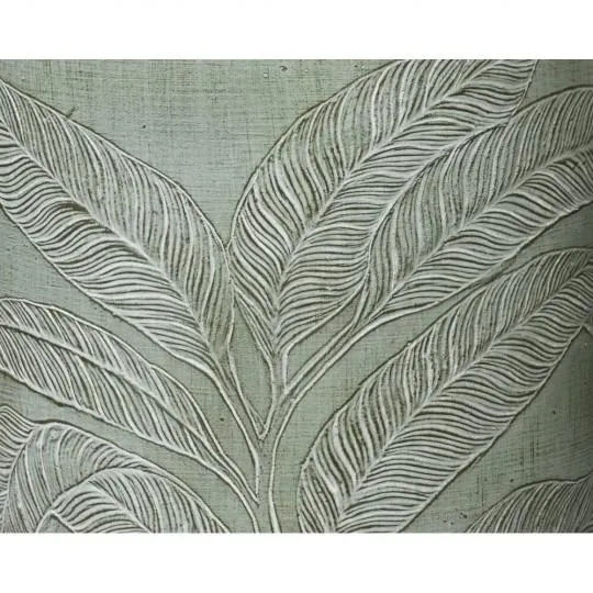 MACETA COCO VERDE ESCARCHA 38X39CM