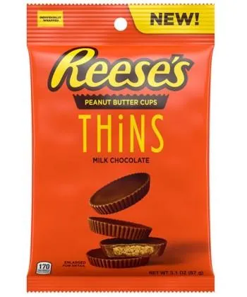 Peanut Butter Cups Thins 87 gr. Reese's