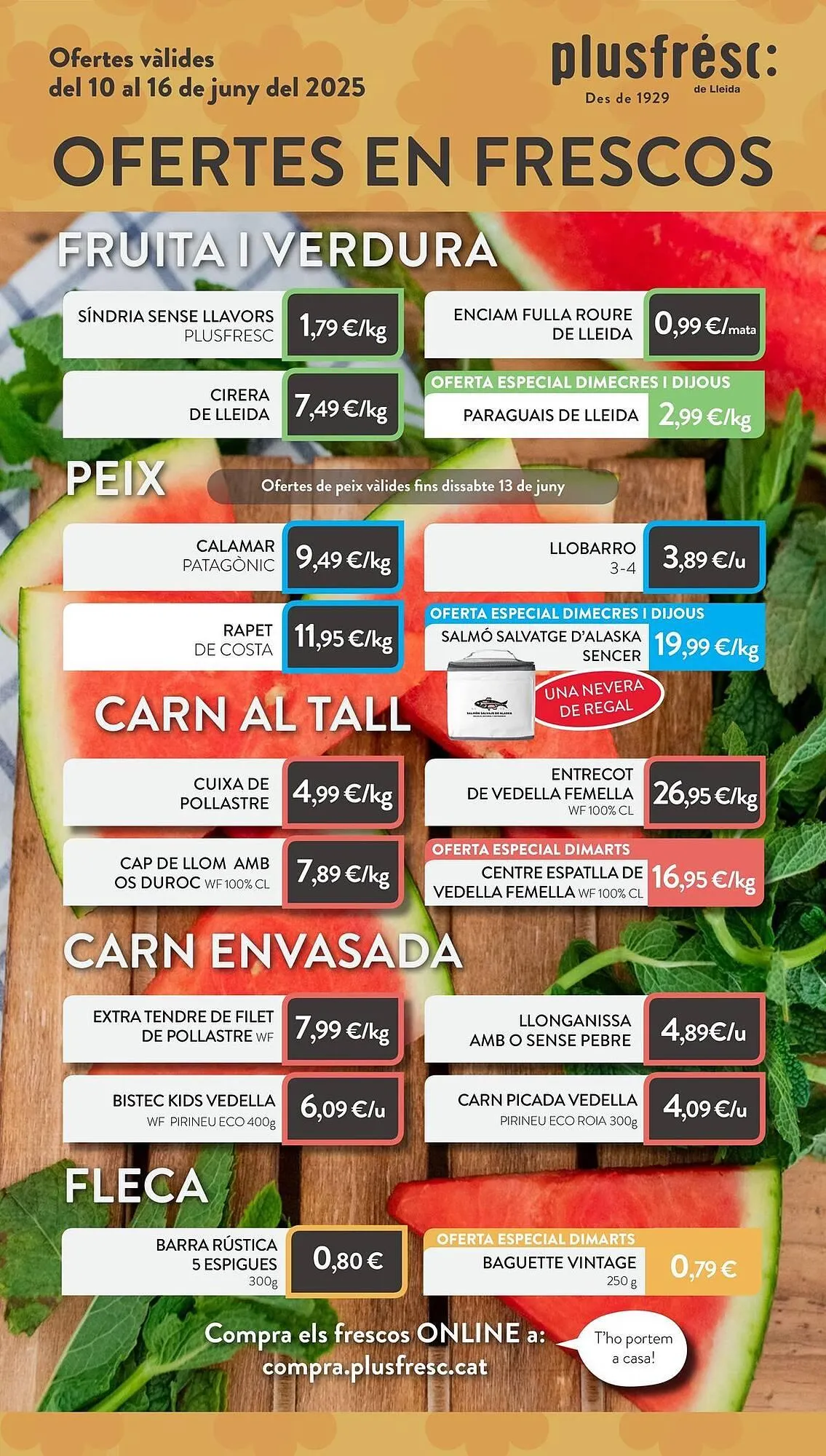 Catálogo de Folleto Plusfresc 10 de junio al 16 de junio 2025 - Página 1
