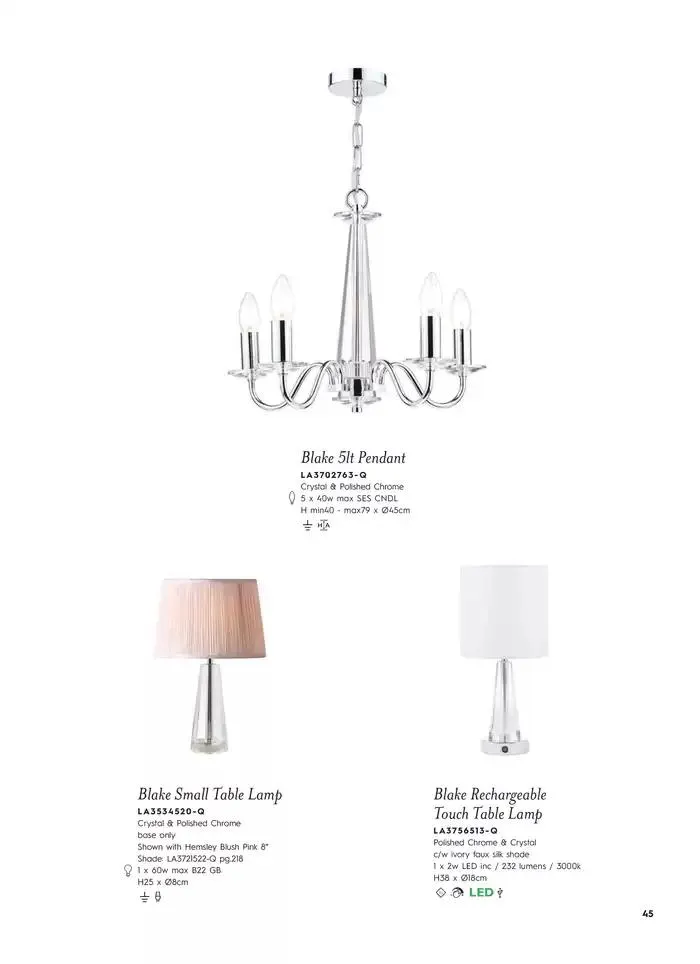Catálogo de Lighting & Mirror Collection 12 de marzo al 31 de agosto 2025 - Página 47