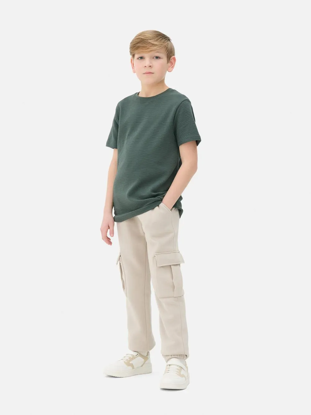 Camiseta con textura otomana