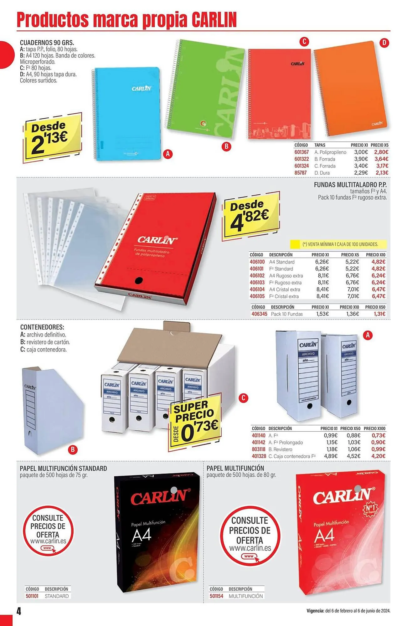 Catálogo de Folleto Carlin 13 de febrero al 6 de junio 2024 - Página 4
