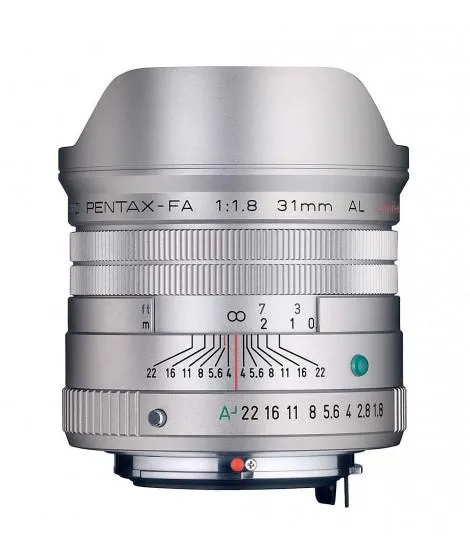 Pentax 31mm f1.8 FA AL Limited plata
