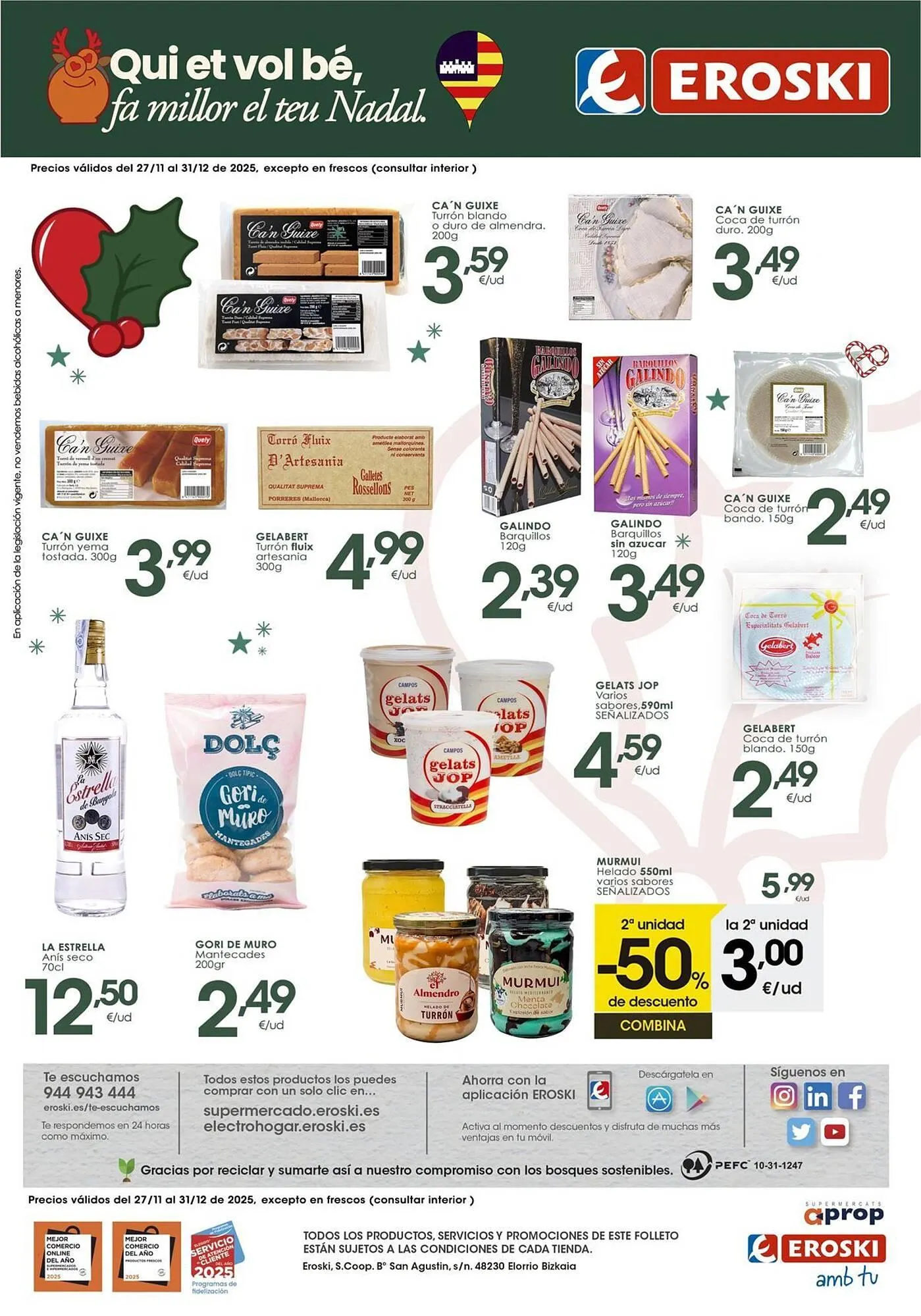 Catálogo de Folleto Eroski 27 de noviembre al 31 de diciembre 2025 - Página 8