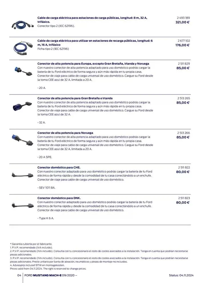 Catálogo de Ford de accesorios Ford Mustang Mach-E 13 de noviembre al 13 de noviembre 2025 - Página 4
