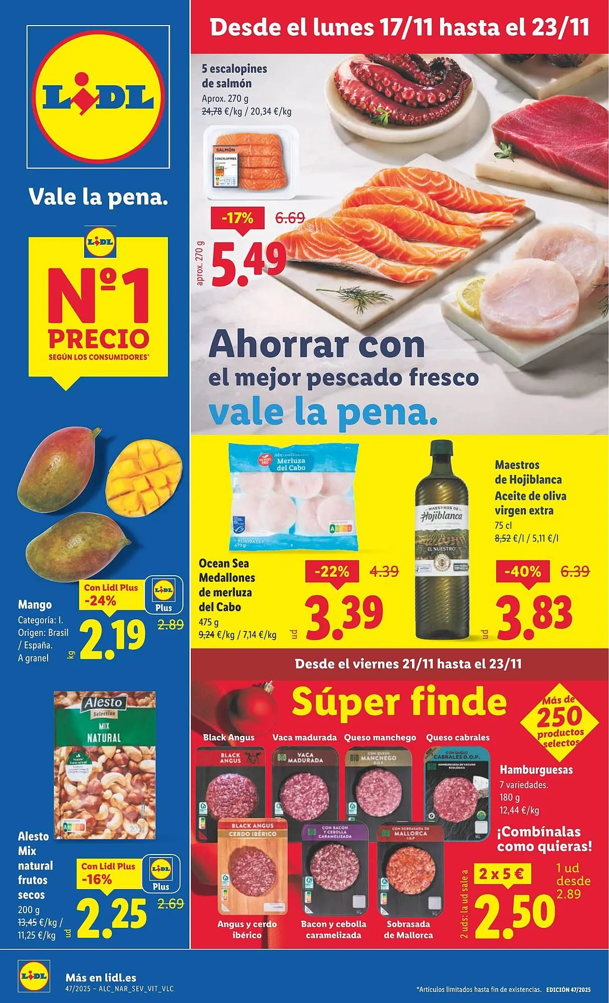 Catálogo de Catálogo Lidl 17 de noviembre al 23 de noviembre 2025 - Página 1