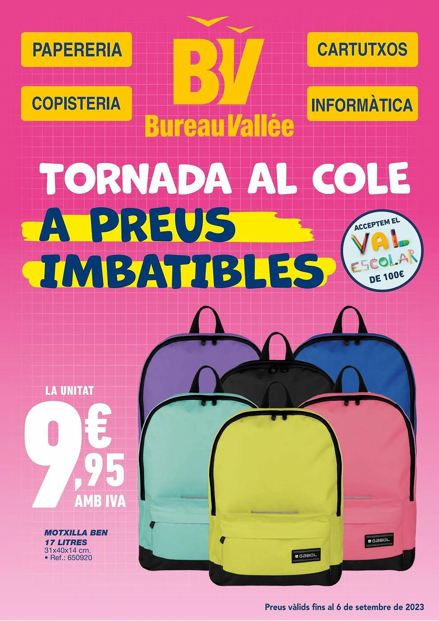 Catálogo de Folleto Bureau Vallée 21 de agosto al 6 de septiembre 2023 - Página 1