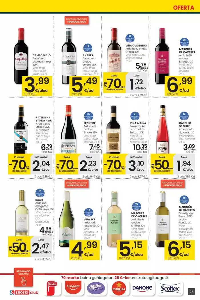 Catálogo de Prezio merkeagoa HIPERMERKATUAK EROSKI 27 de marzo al 8 de abril 2025 - Página 25