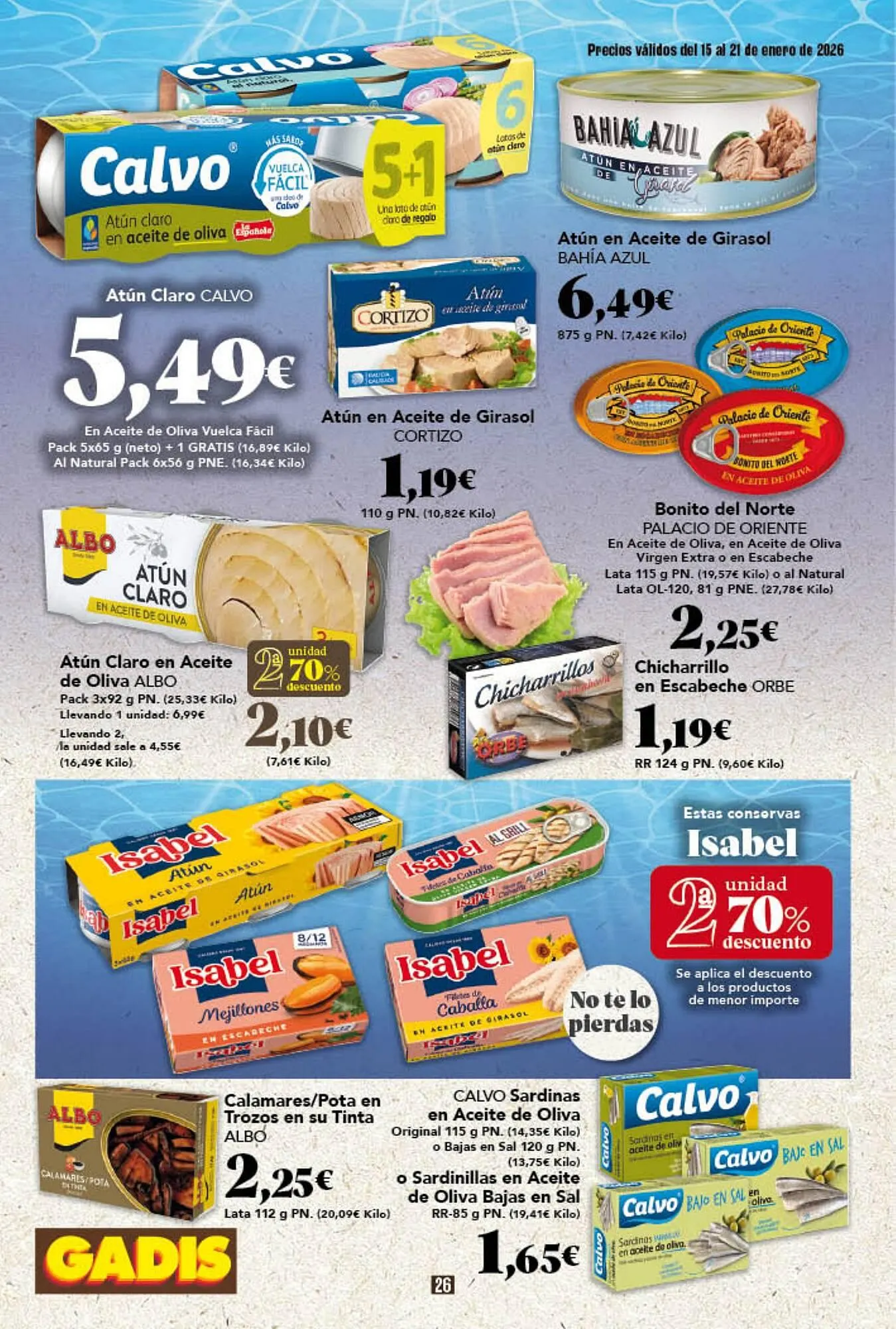 Catálogo de Folleto Gadis 15 de enero al 21 de enero 2026 - Página 26