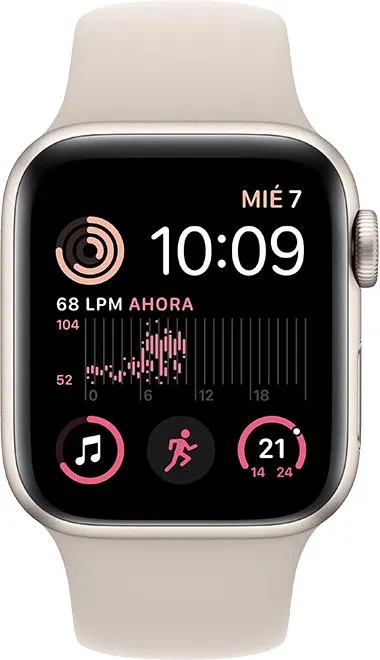 Apple Watch SE con GPS y Cellular Blanco Estrella 40mm