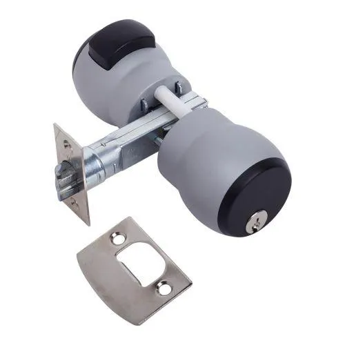 Pomo puerta n14natb70 entrada 70mm aluminio 14-70-na cerraval cerraduras