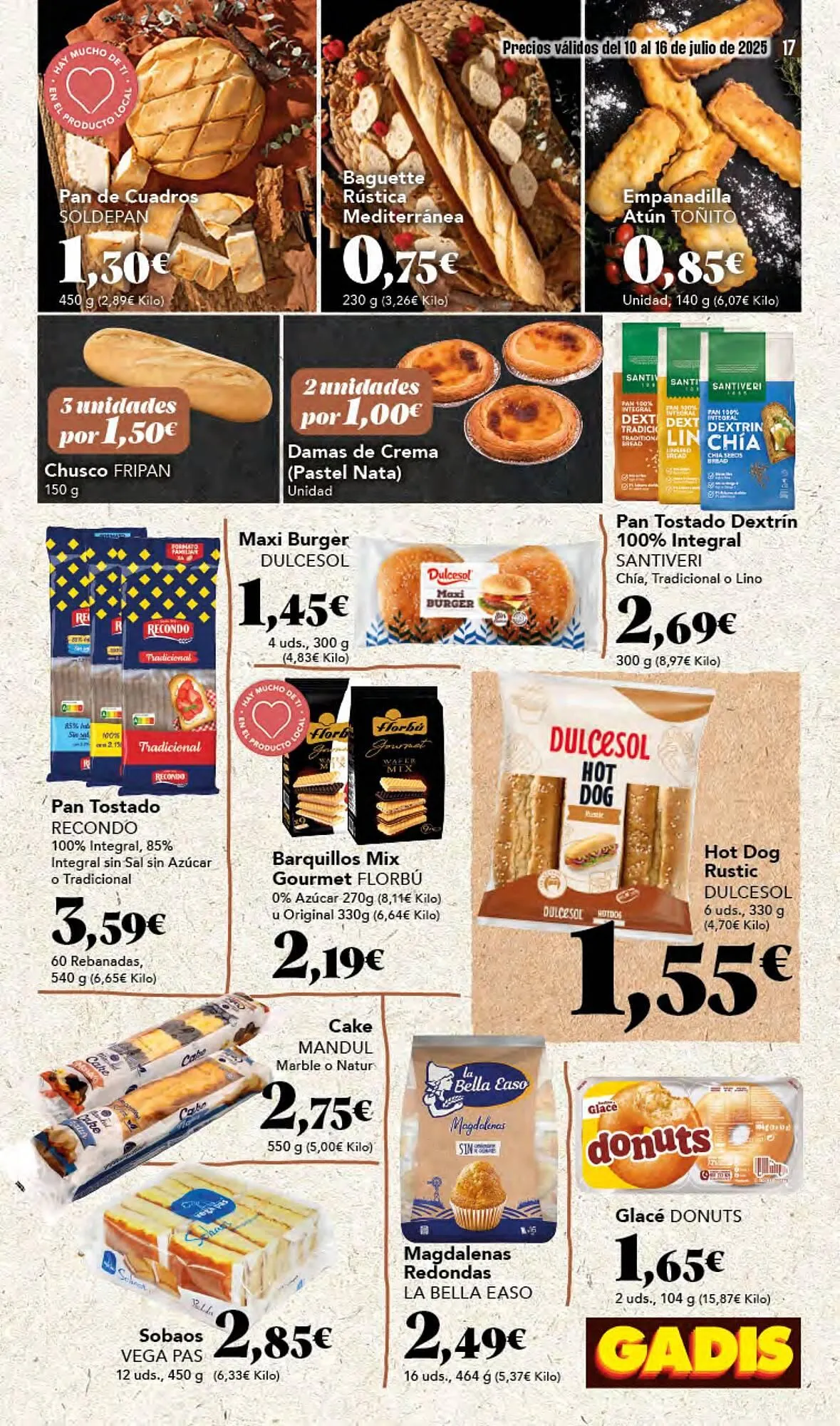 Catálogo de Folleto Gadis 10 de julio al 16 de julio 2025 - Página 17