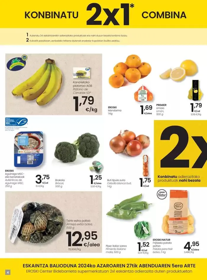 Catálogo de Nueva apertura EROSKI Center Bidebarrieta 27 de noviembre al 5 de diciembre 2024 - Página 4