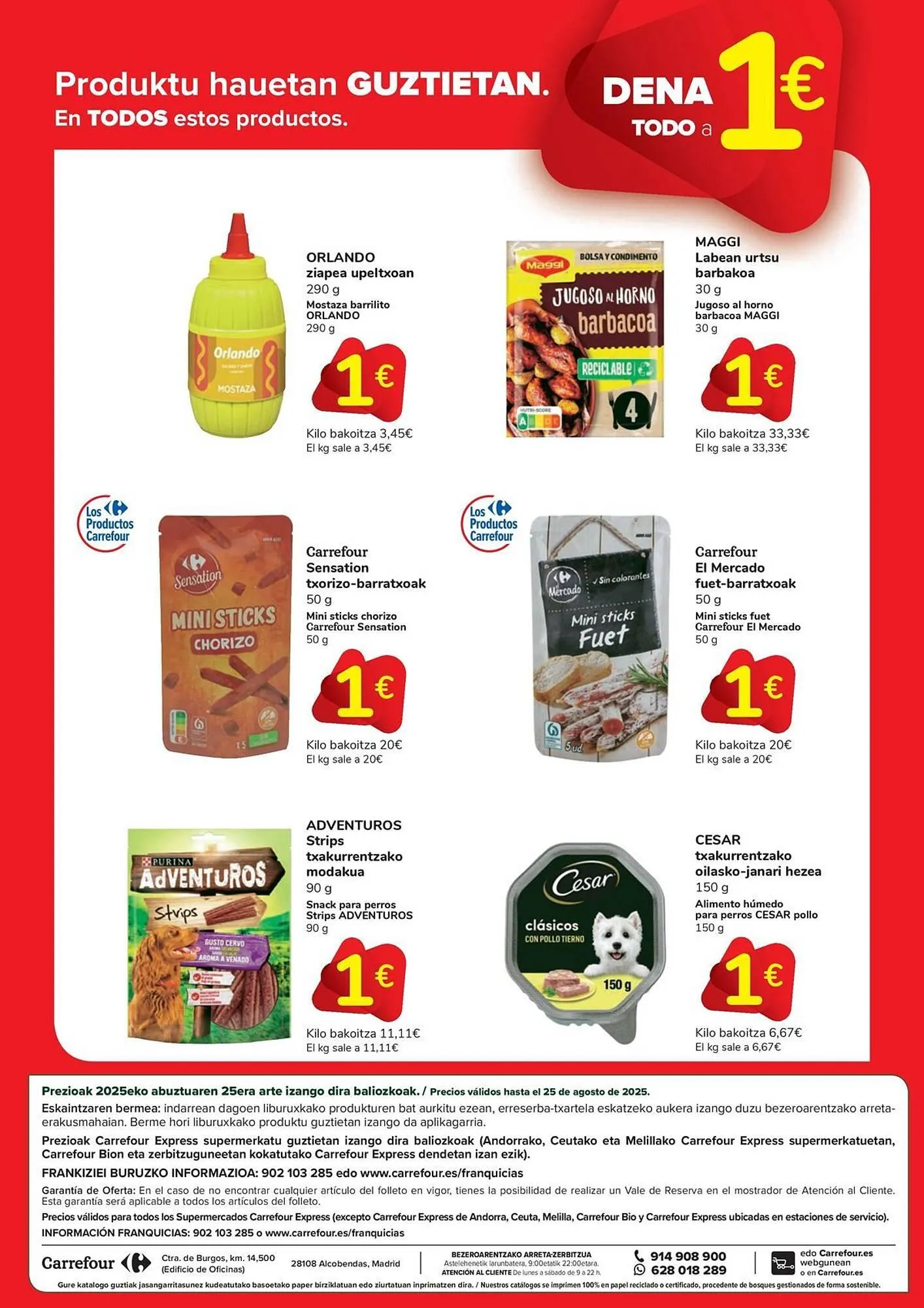 Catálogo de Folleto Carrefour Express 25 de julio al 25 de agosto 2025 - Página 8