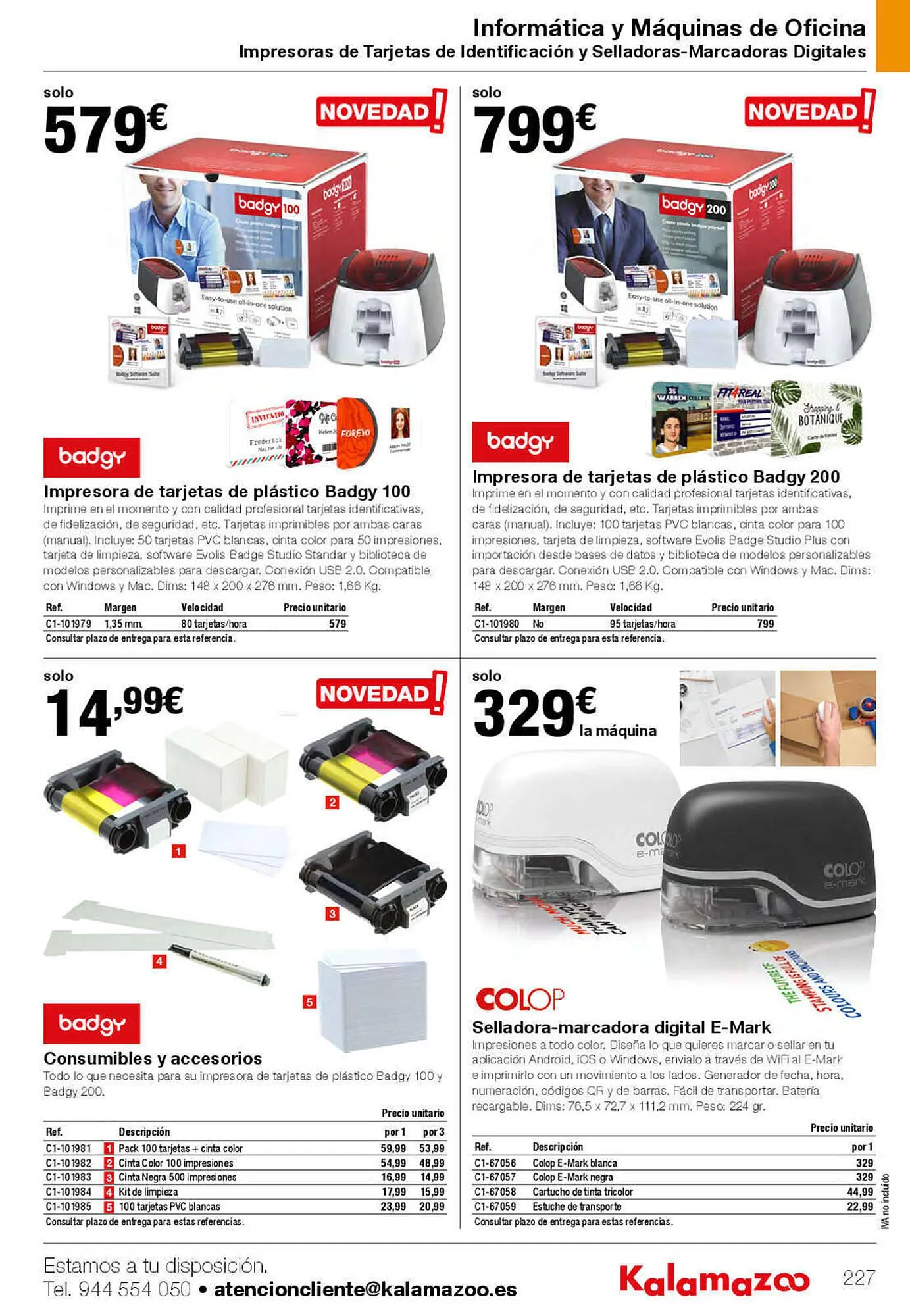 Catálogo de Folleto Staples Kalamazoo 27 de enero al 31 de julio 2023 - Página 227