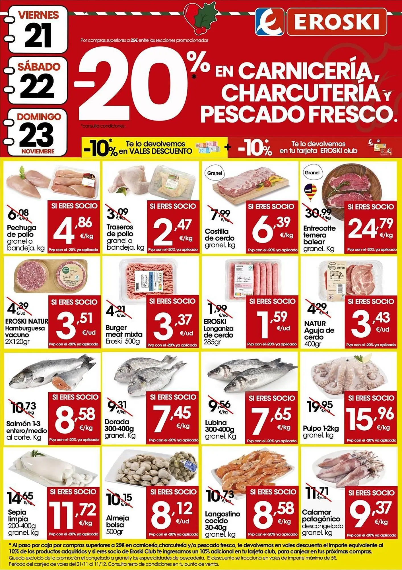 Catálogo de Folleto Eroski 20 de noviembre al 23 de noviembre 2025 - Página 1
