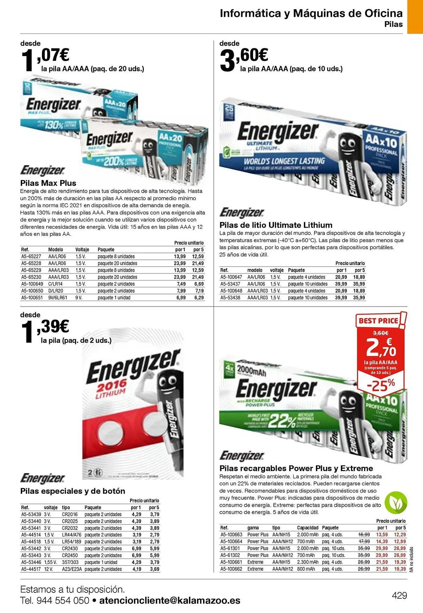 Catálogo de Folleto Staples Kalamazoo 19 de enero al 31 de diciembre 2026 - Página 429