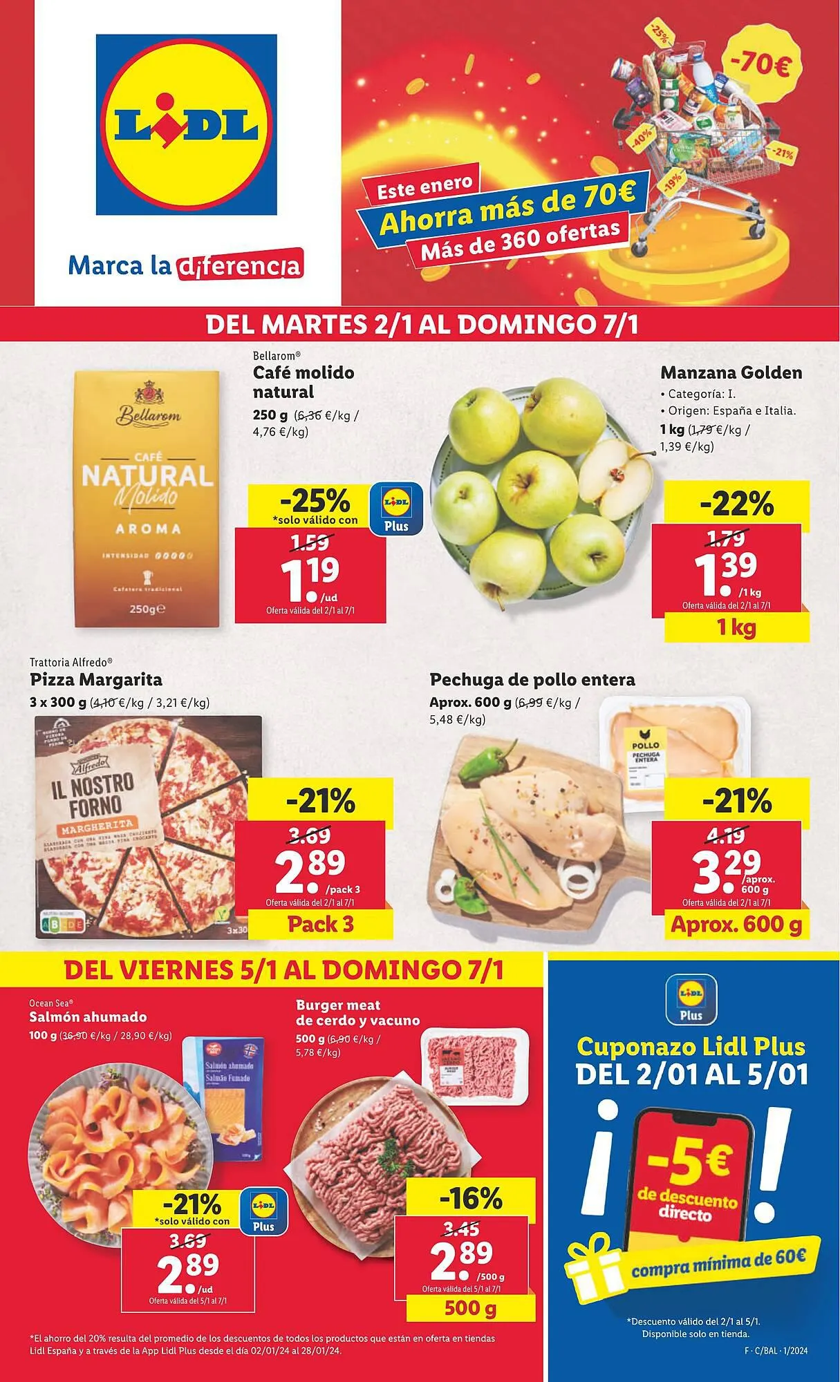 Catálogo de Folleto Lidl 2 de enero al 7 de enero 2024 - Página 1